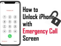 Backdate 1  Full Guide] Unlock iPhone with Emergency Call Screen