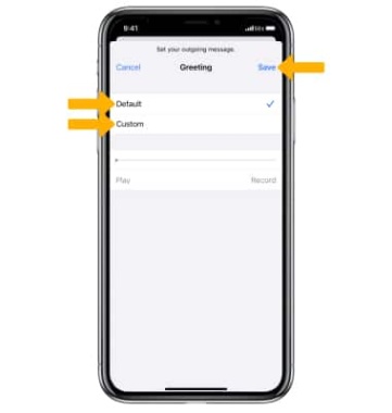 Backdate 2 Apple IPhone X - Set Up Voicemail - AT&T