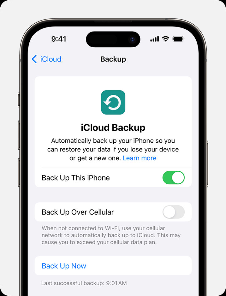 Backdate 2 How To Back Up Your IPhone Or IPad With ICloud - Apple Support