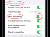 Backdate 2 How to disable cookies on iPhone?