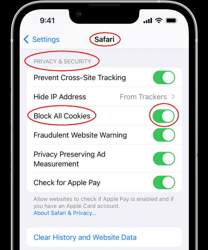 how to clear cookies on iphone Backdate 2 How to disable cookies on iPhone?