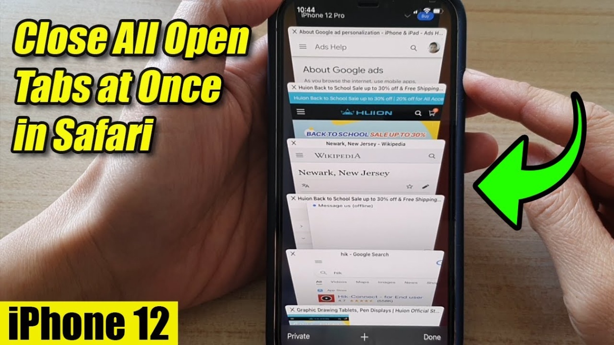 Backdate 5 How To Close All Tabs On IPhone - YouTube