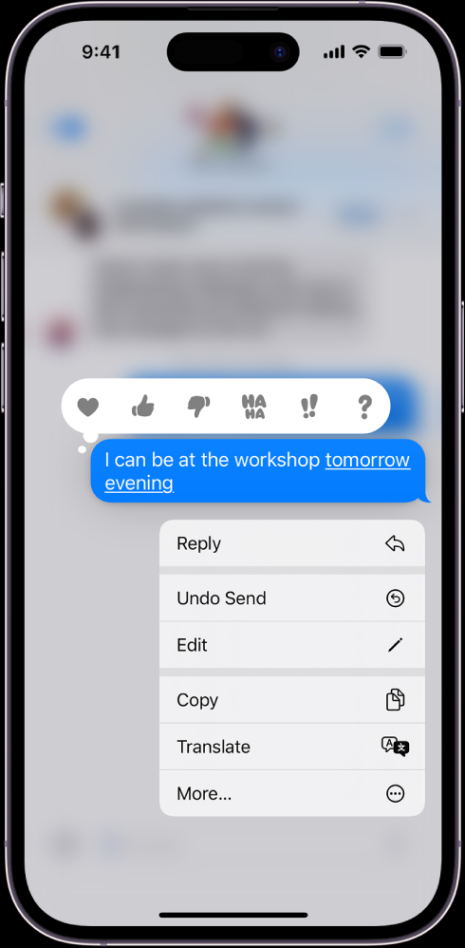 Backdate 5 Unsend And Edit Messages On IPhone - Apple Support