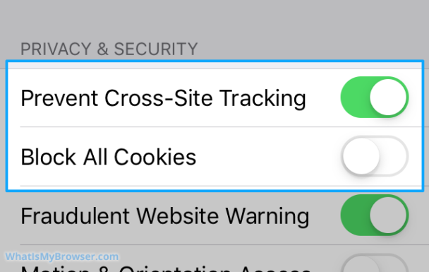 Niche Utama 1 Enable Cookies In Safari On IPhone - WhatIsMyBrowser