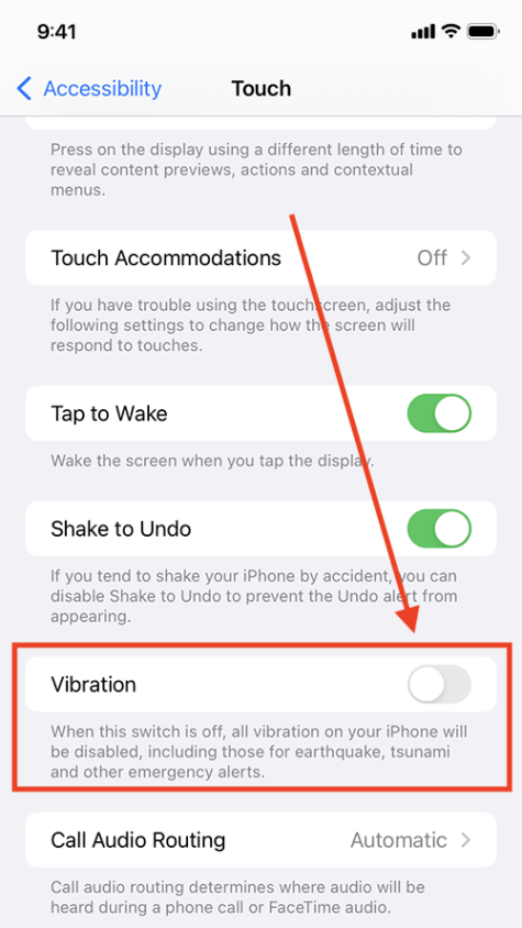 how to turn off vibration on iphone Niche Utama 1 How to disable vibrations in iOS  on your iPhone, iPad or iPod