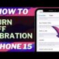 Wie Man Die Vibration Auf Dem IPhone Ausschaltet: Einfache Anleitung