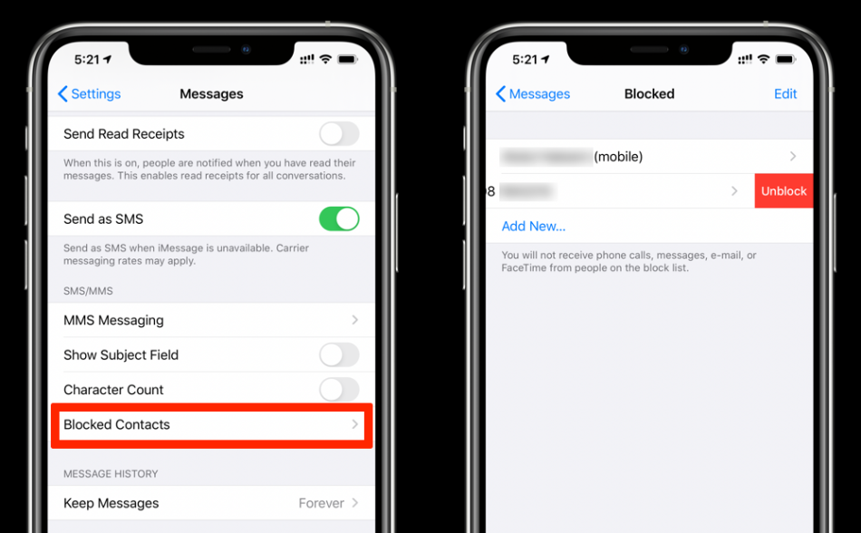 Niche Utama 1 How To Unblock Phone Numbers In IOS  / IPadOS On IPhone Or IPad