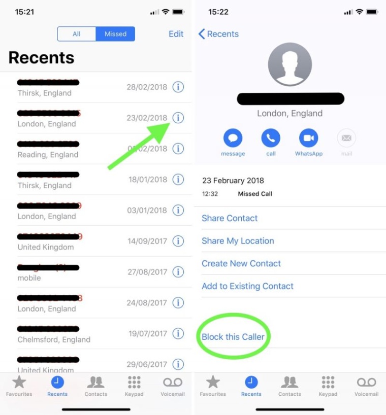 Niche Utama 2 How To Block Nuisance Calls And Messages On Your IPhone - MacRumors