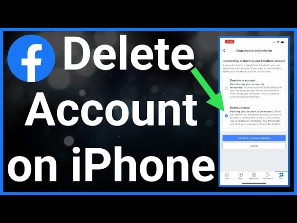 Niche Utama 2 How To Delete Facebook Account On IPhone