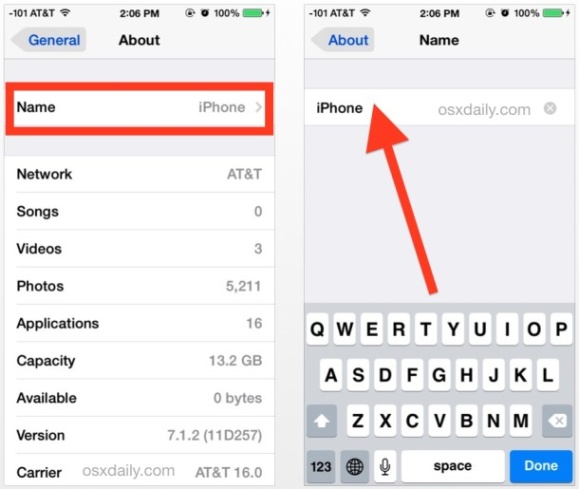 Niche Utama 2 How To Rename An IPhone, IPad, Or IPod Touch